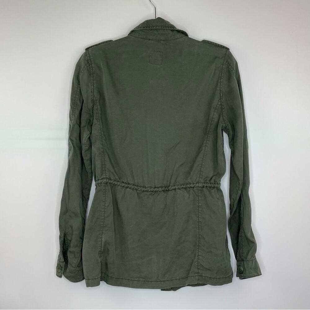 Gap Army Green Button Down Utility Lightweight Ja… - image 5